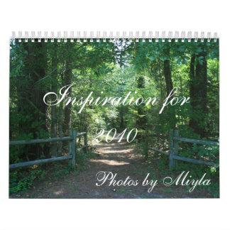Inspiration for 2010 calendar
