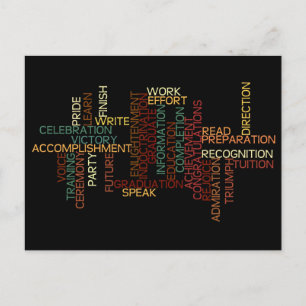 Inspiration for Student in College or High School Postcard