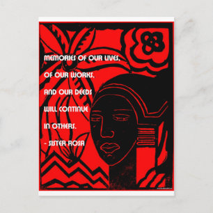 Inspiration from Sister Rosa Postcard