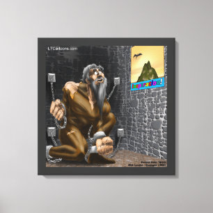 Inspiration Funny Cartoon Motivation Canvas Print