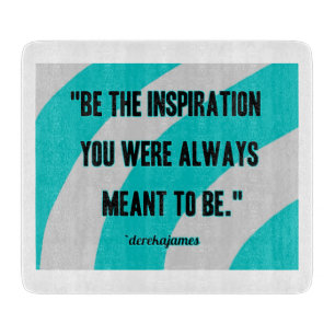 Inspiration Glass Cutting Board