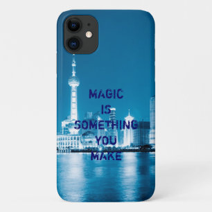 Inspiration hope quote city night iPhone 11 case