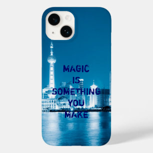 Inspiration hope quote city night Case-Mate iPhone 14 case