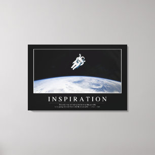 Inspiration: Inspirational Quote Canvas Print