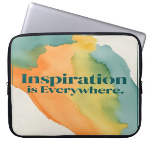 Inspiration Is Everywhere Laptop Sleeve