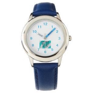 Inspiration Kid's Blue Leather Strap Watch