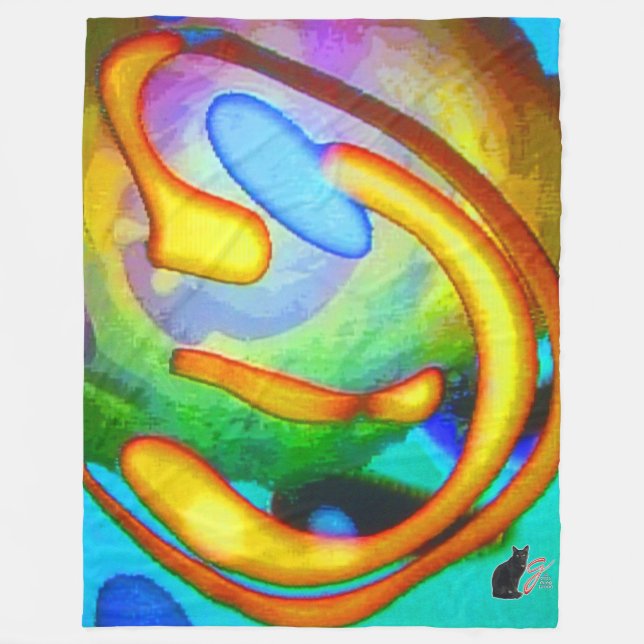 Inspiration Loops Fleece Blanket (Front)