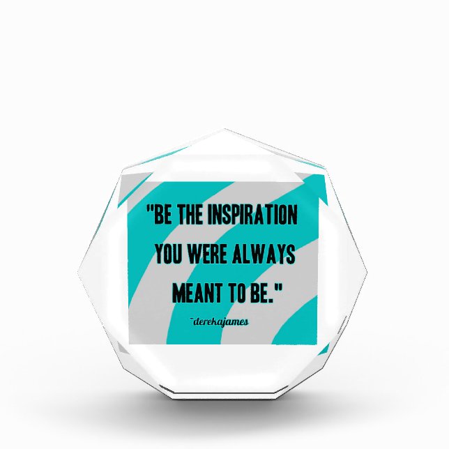 Inspiration Octagonal Photo Block (Front)