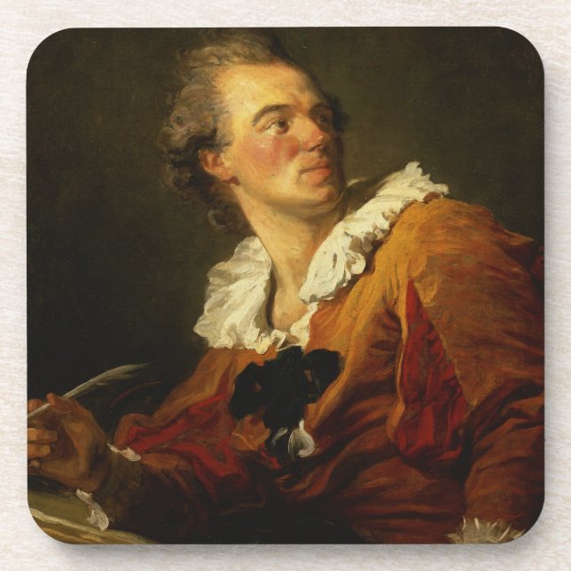 Inspiration (oil on canvas) coaster (Front)