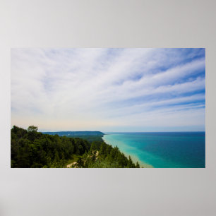 Inspiration Point, Arcadia, Michigan Poster