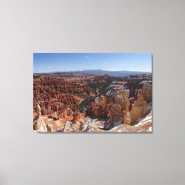 Inspiration Point at Bryce Canyon II Canvas Print (Front)