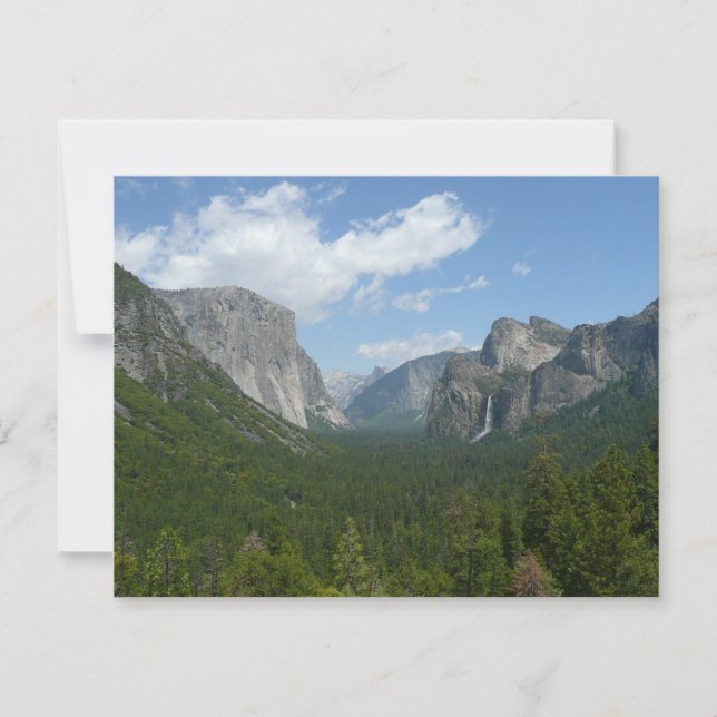 Inspiration Point in Yosemite National Park Card (Front)
