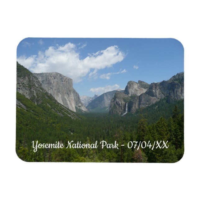 Inspiration Point in Yosemite National Park Magnet (Horizontal)