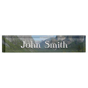 Inspiration Point in Yosemite National Park Nameplate