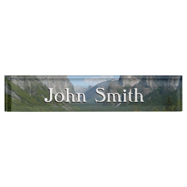Inspiration Point in Yosemite National Park Nameplate (Front)
