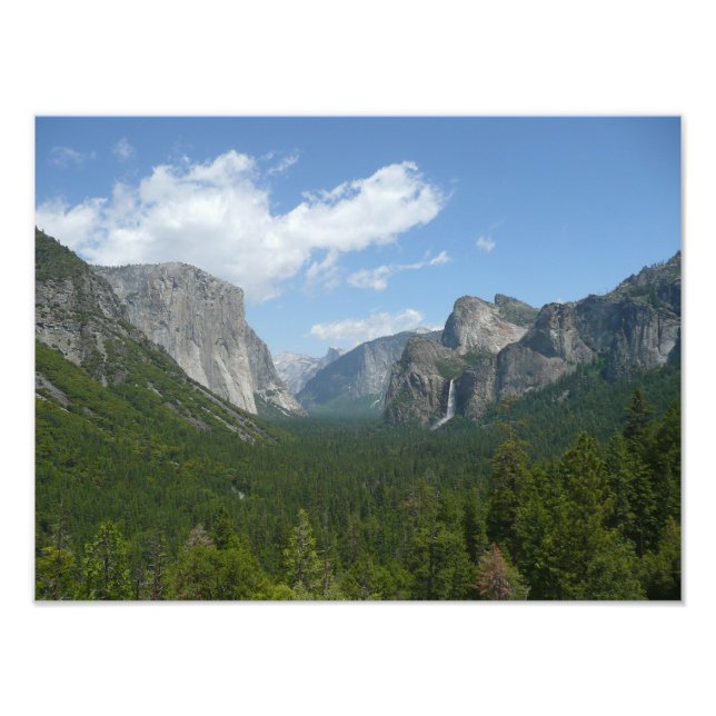 Inspiration Point in Yosemite National Park Photo Print (Front)