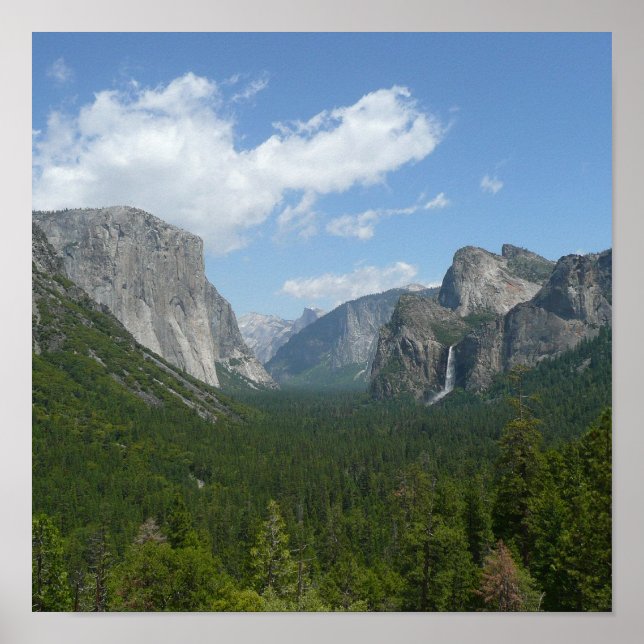 Inspiration Point in Yosemite National Park Poster (Front)