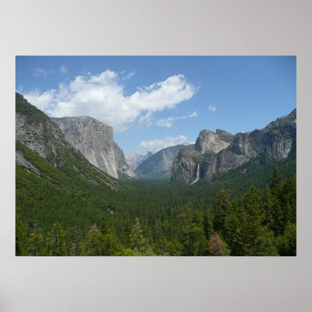 Inspiration Point in Yosemite National Park Poster (Front)