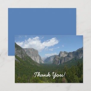 Inspiration Point in Yosemite National Park Thank You Card