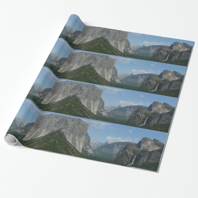 Inspiration Point in Yosemite National Park Wrapping Paper (Unrolled)