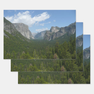 Inspiration Point in Yosemite National Park Wrapping Paper Sheet