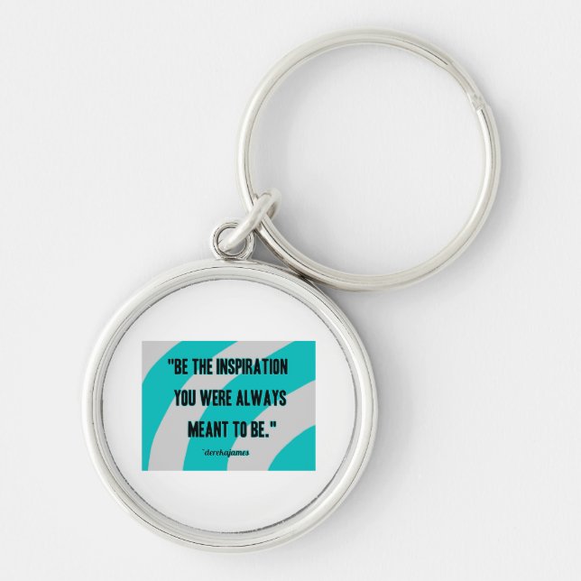 Inspiration Premium Round Keychain (Front)
