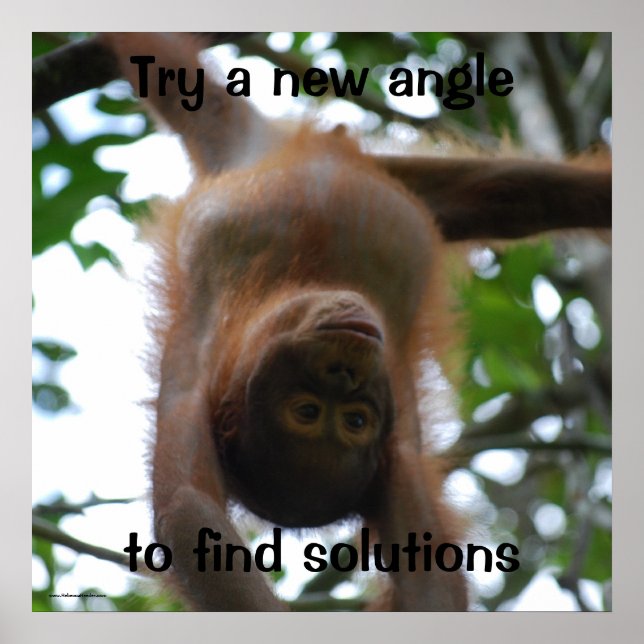 Inspiration Problem Solving Attitude Poster (Front)