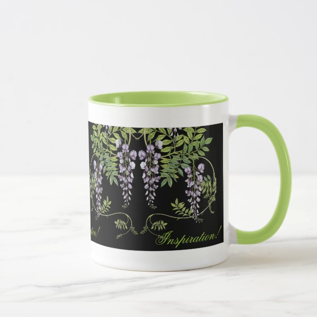 Inspiration Purple Wisteria Mug (Right)
