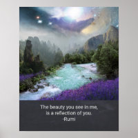 Inspiration Quotation on Beauty from Rumi