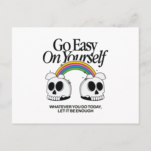 inspiration quote  holiday postcard (Front)