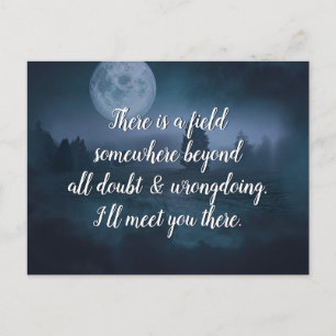 Inspiration Quote I'll meet you there Postcard