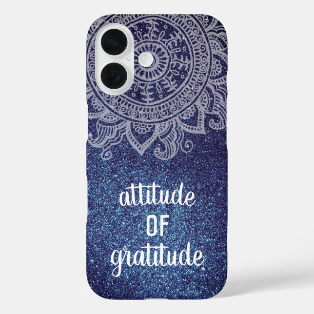 Inspiration Quote Motivational Attitude Gratitude Case-Mate iPhone Case (Back)