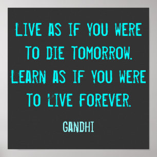 Inspiration Quote Poster Art Print