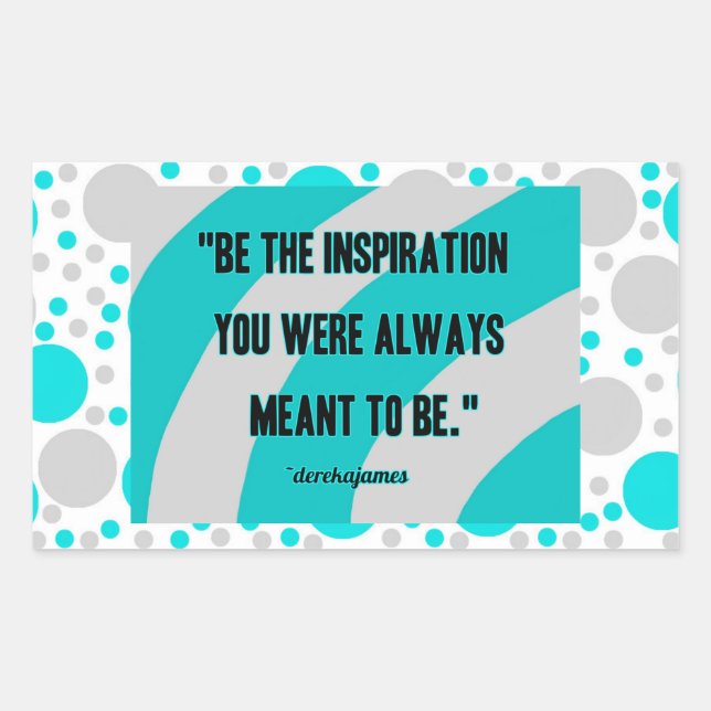 Inspiration Rectangle Sticker (Front)