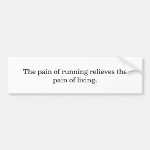 Inspiration runners  bumper sticker