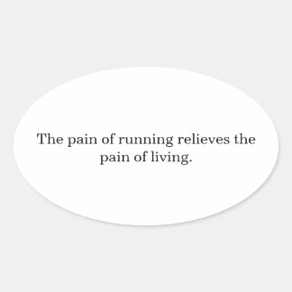 Inspiration runners oval sticker
