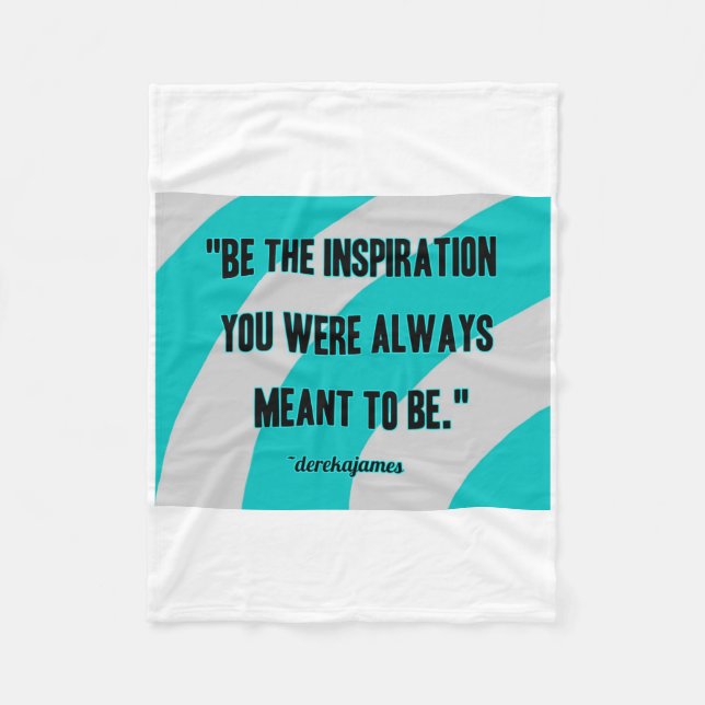 Inspiration Small Fleece Blanket (Front)