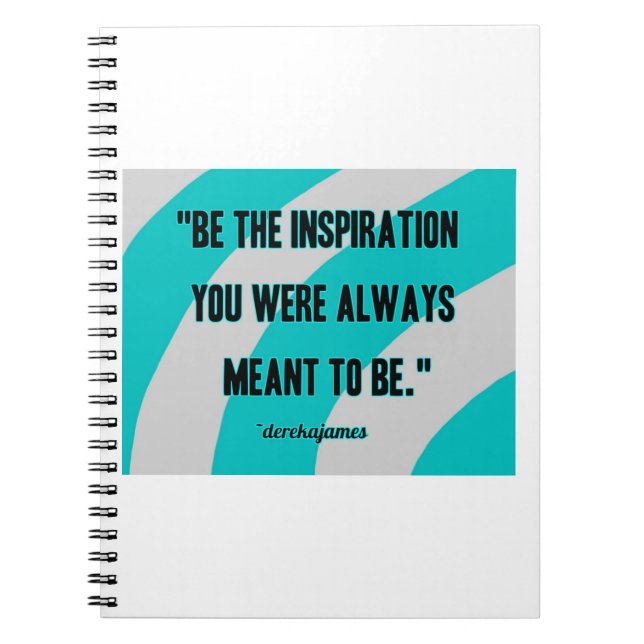 Inspiration Spiral Photo Notebook (Front)