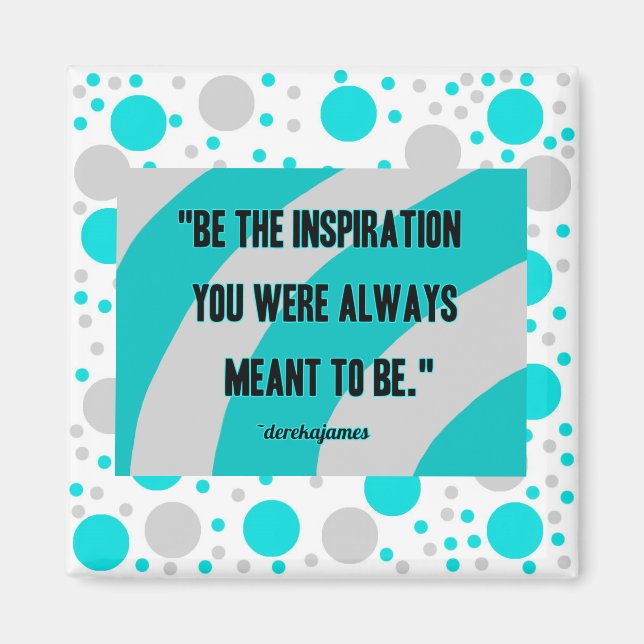 Inspiration Square 2 Inch Square Magnet (Front)