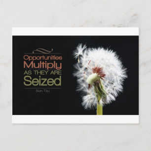 Inspiration  Sun Tzu Postcard