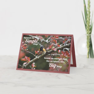 Inspiration Thinking of you Greeting Card