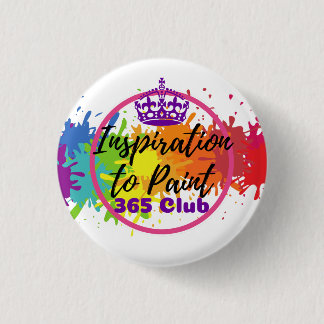 Inspiration to Paint 365 Club Colour Splash Logo 3 Cm Round Badge