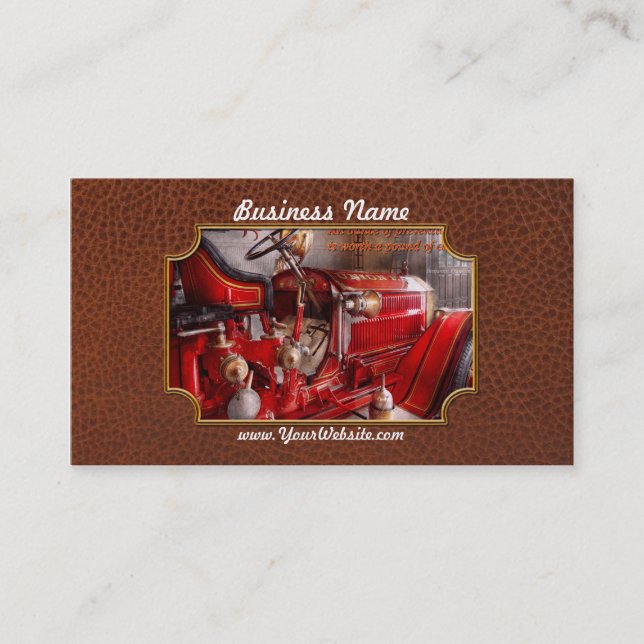 Inspiration - Truck - Waiting for a call Business Card (Front)