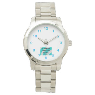 Inspiration Unisex Oversized Sliver Bracelet Watch