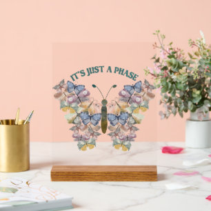 Inspiration word art wellness acrylic sign