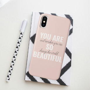 Inspiration You Are So Beautiful Positive Quote  Case-Mate iPhone 14 Case