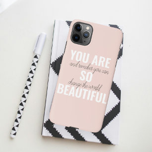 Inspiration You Are So Beautiful Positive Quote  iPhone 15 Case