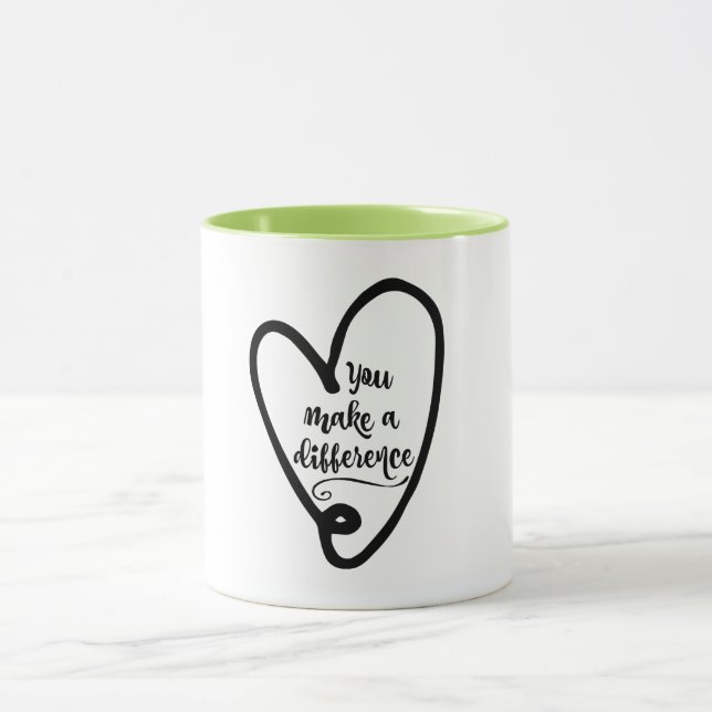Inspiration: You Make a Difference Mug (Center)