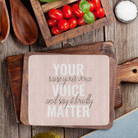 Inspiration Your Voice Matter Motivation Quote