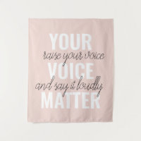 Inspiration Your Voice Matter Motivation Quote